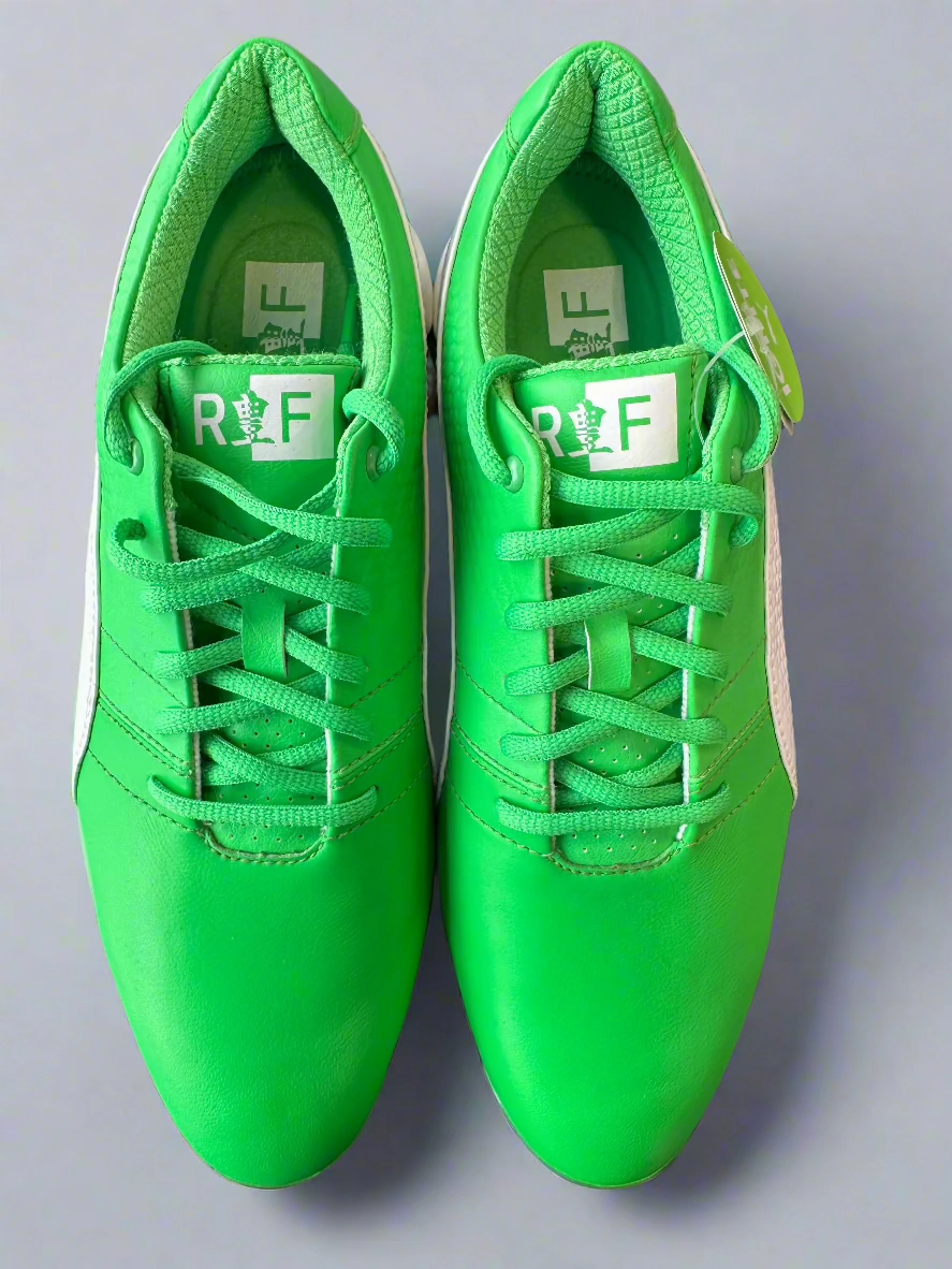 Puma Men's TOUR RICKIE FOWLER AUGUSTA - IGNITE PROADAPT LEATHER Golf Shoes - AUGUSTA GREEN /WHITE Puma LTD Tour Edition Golf Shoes