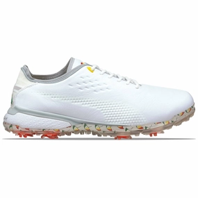 Puma Men's TOUR (RICKIE FOWLER) IGNITE PROADAPT DELTA Arnold Palmer LEATHER Golf Shoes - WHITE Puma LTD Tour Edition golf shoes
