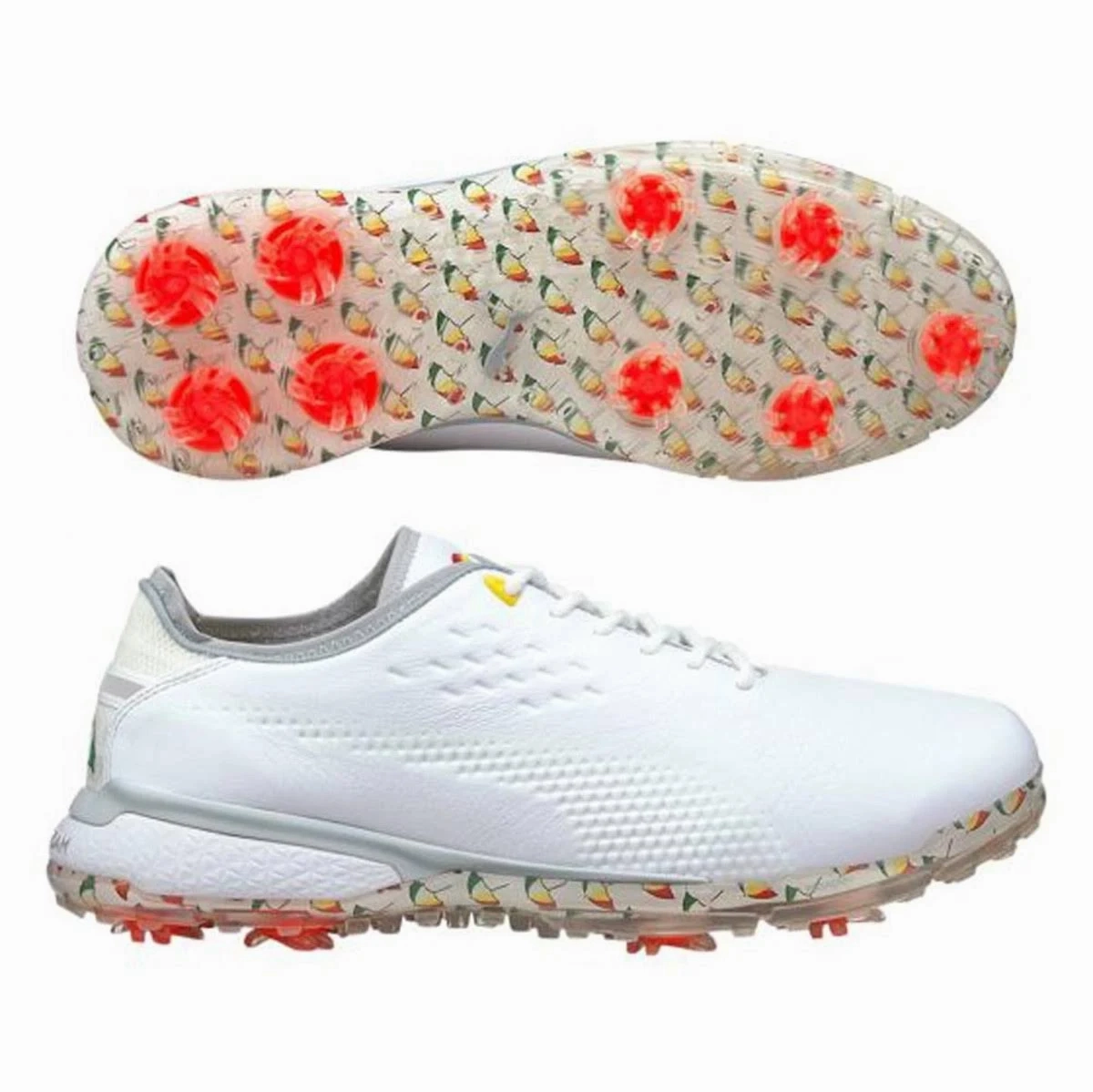 Puma Men's TOUR (RICKIE FOWLER) IGNITE PROADAPT DELTA Arnold Palmer LEATHER Golf Shoes - WHITE Puma LTD Tour Edition Golf Shoes