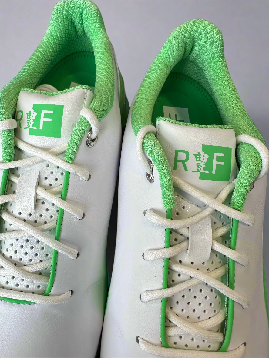 Puma Men's TOUR (RICKIE FOWLER) IGNITE PROADAPT DELTA LEATHER Golf Shoes - IRISH GREEN / WHITE Puma LTD Tour Edition Golf Shoes