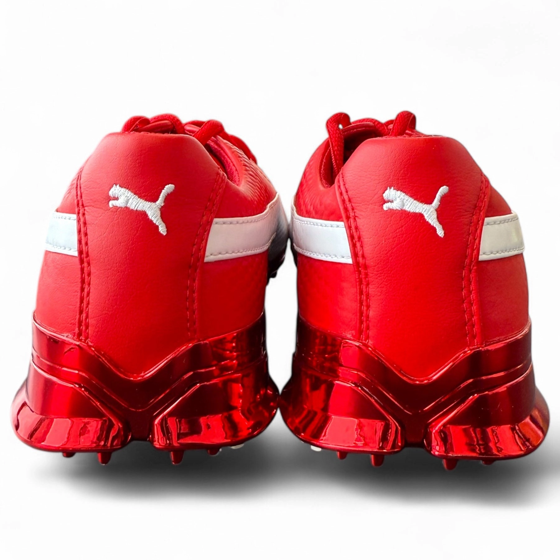 Puma Men's TOUR (RICKIE FOWLER) IGNITE PROADAPT DELTA LEATHER Golf Shoes - RED / WHITE sz 9 Puma LTD Tour Edition Golf Shoes
