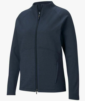 Puma Women's Cloudspun Full Zip Golf Jacket - NAVY HEATHER Puma LTD Tour Edition golf shoes