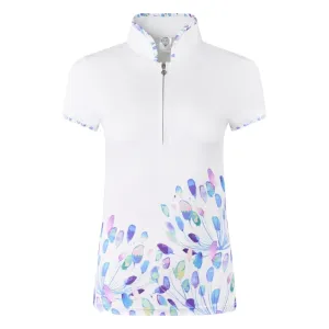 Pure Golf Ladies Aria Cap Sleeve Golf Polo Shirt PG-42035