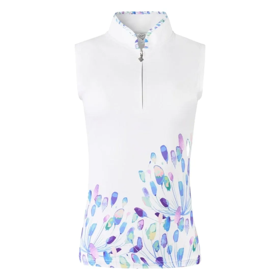 Pure Golf Ladies Aria Sleeveless Golf Polo Shirt PG-42034