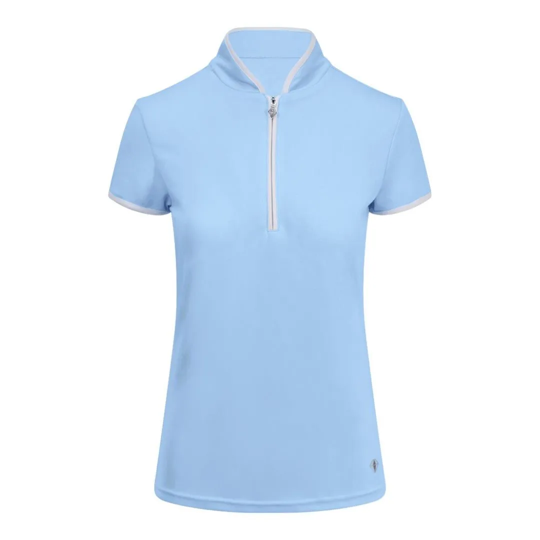 Pure Golf Ladies Cap Sleeve Golf Polo Shirt PG-99012