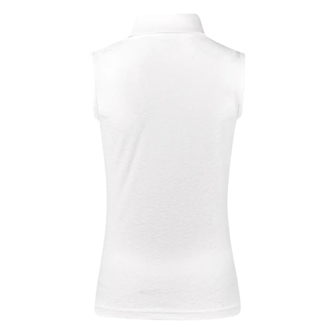 Pure Golf Ladies Christy Jacquard Sleeveless Golf Polo Shirt PG-95066