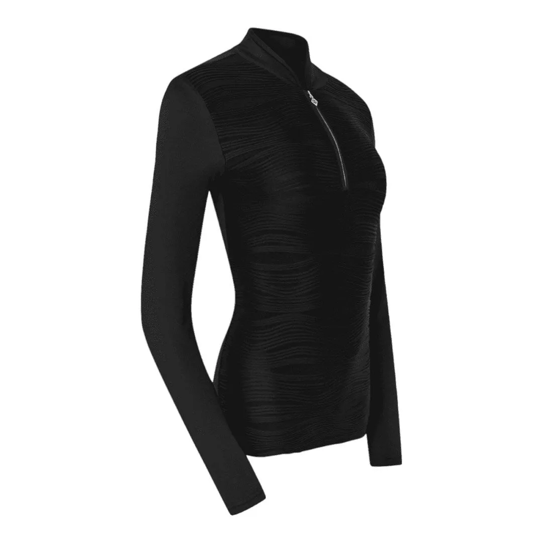 Pure Golf Ladies Cove Long Sleeve Zip Golf Top PG-95021