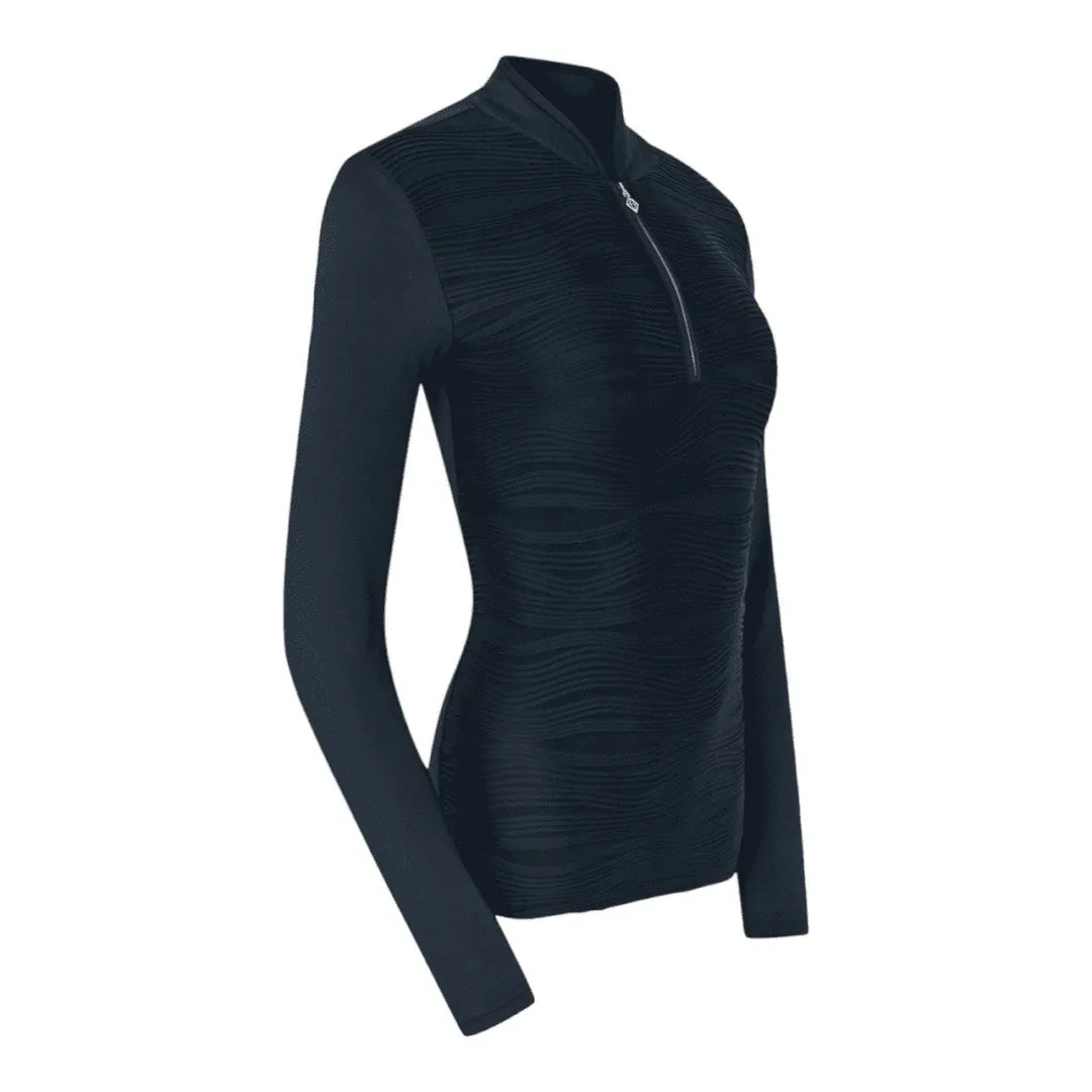 Pure Golf Ladies Cove Long Sleeve Zip Golf Top PG-95021
