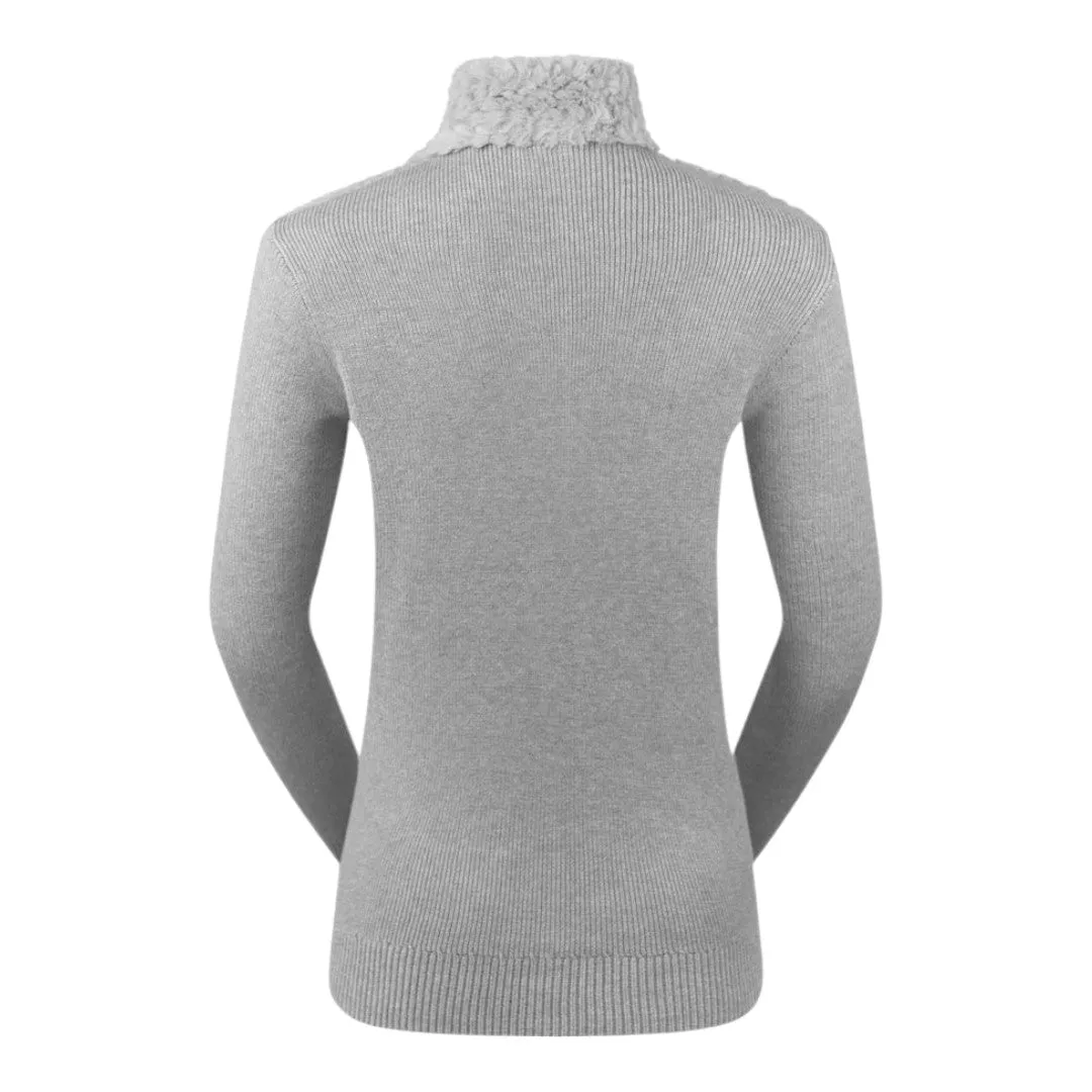 Pure Golf Ladies Ellisa Kniited Faux Fur Cardigan PG-48508