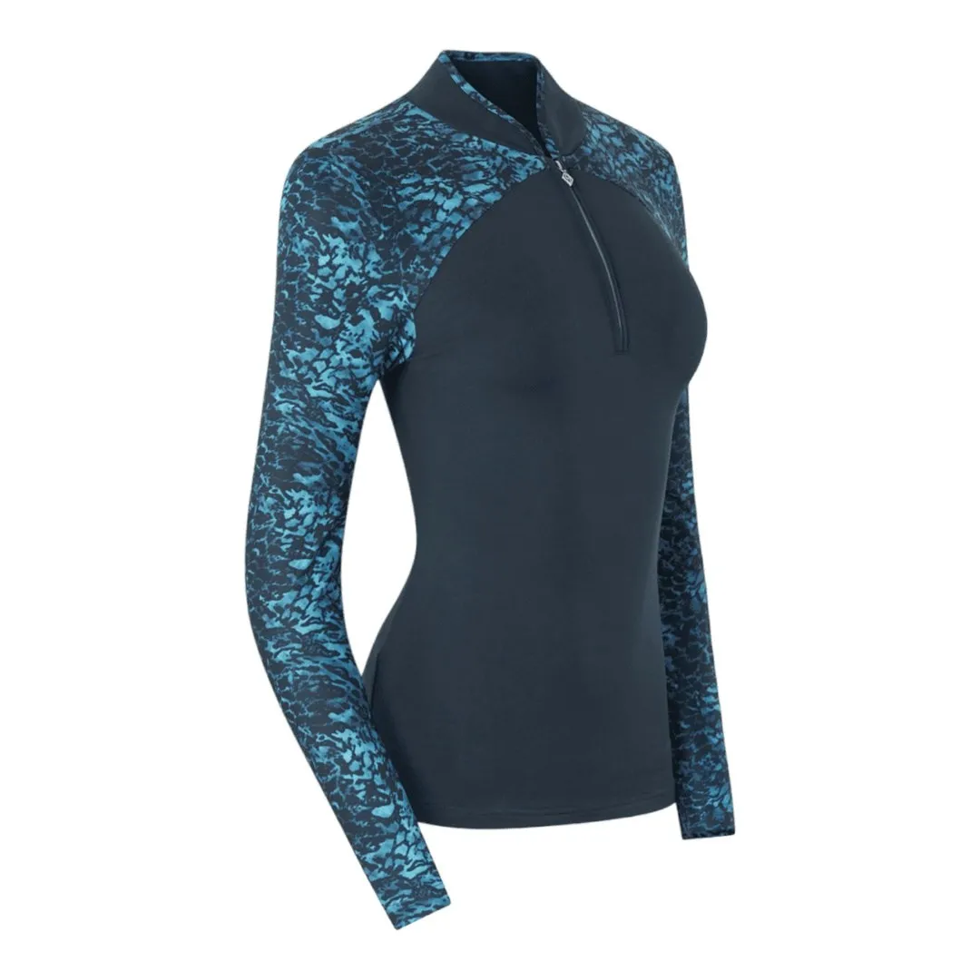 Pure Golf Ladies Maple Long Sleeve Zip Golf Top PG-38002