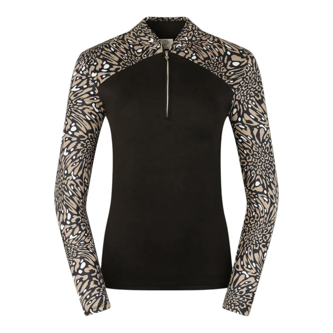 Pure Golf Ladies Maple Long Sleeve Zip Golf Top PG-48002