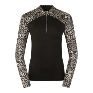 Pure Golf Ladies Maple Long Sleeve Zip Golf Top PG-48002