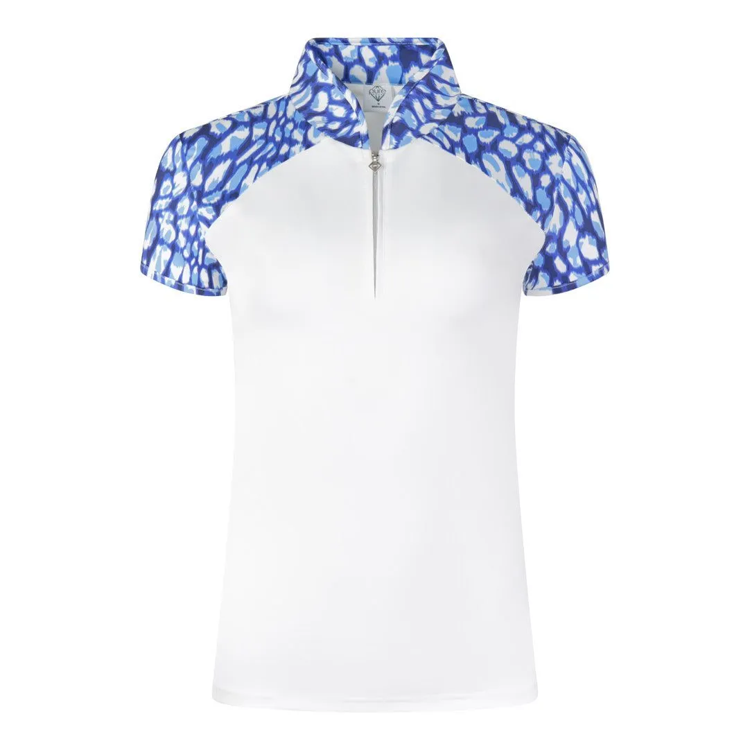 Pure Golf Ladies Spirit Cap Sleeve Golf Polo Shirt PG-42001