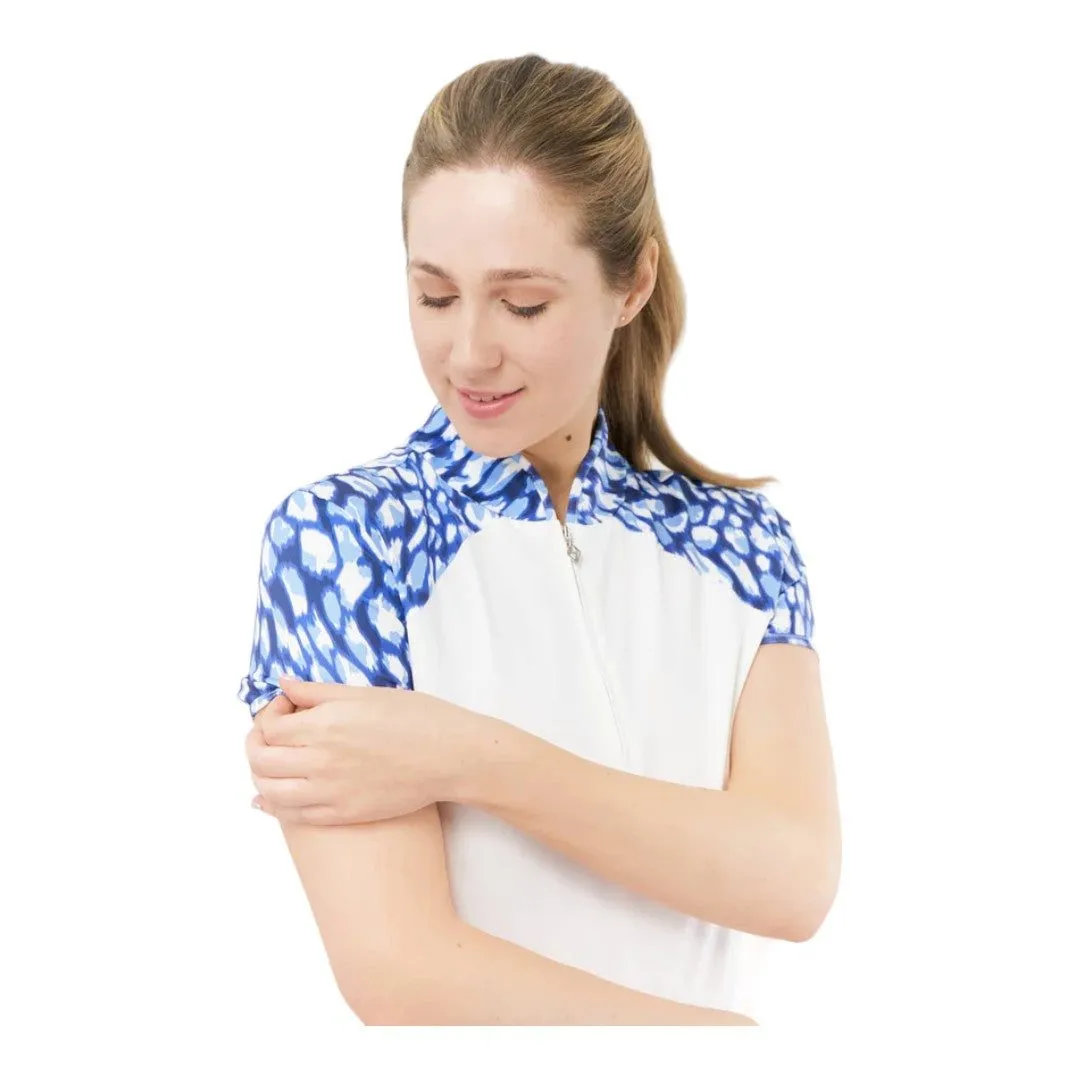 Pure Golf Ladies Spirit Cap Sleeve Golf Polo Shirt PG-42001