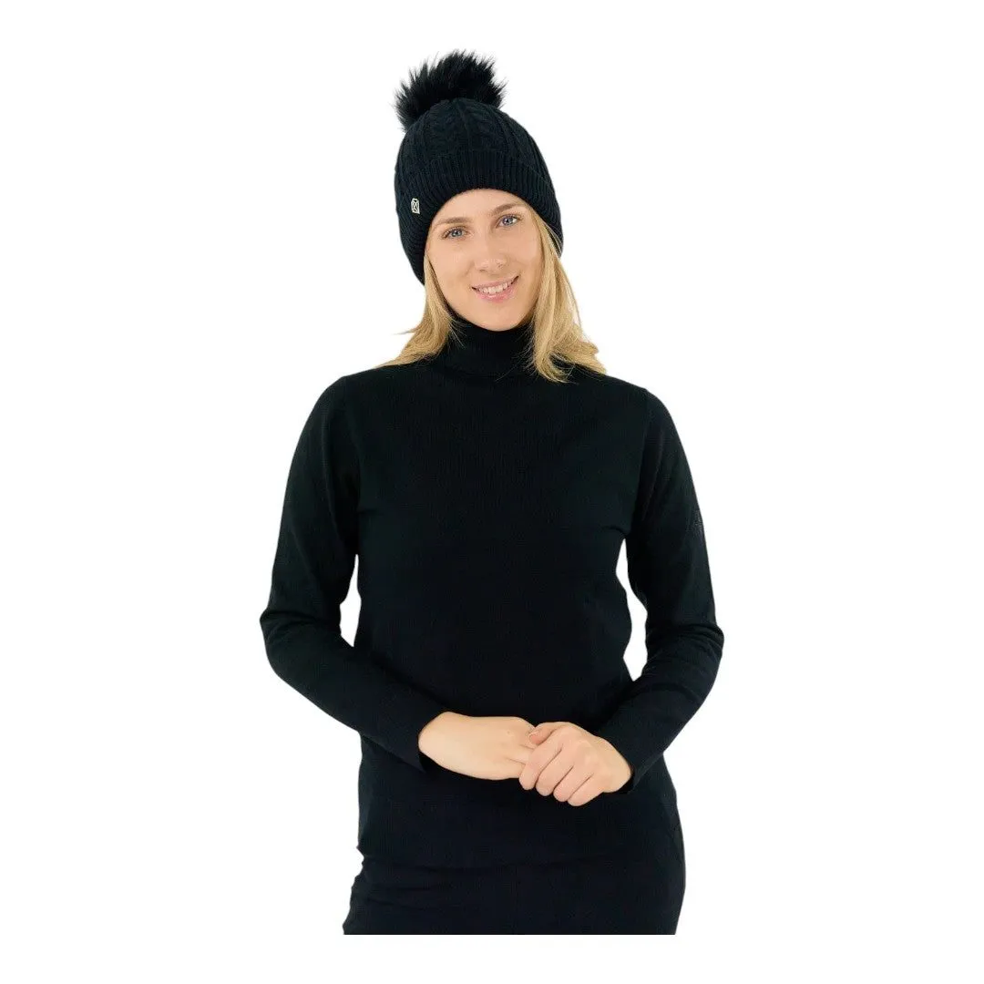 Pure Golf Ladies Suzie Waterproof Lined Golf Bobble Hat PG-48607