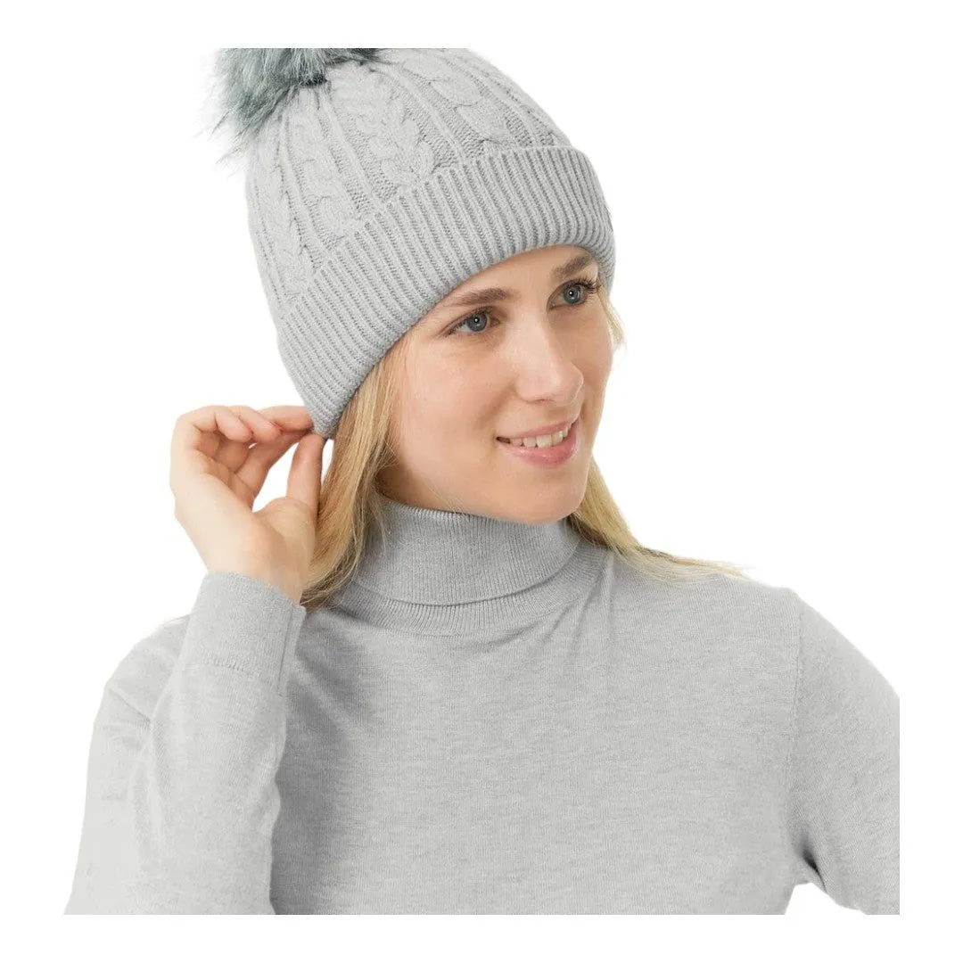 Pure Golf Ladies Suzie Waterproof Lined Golf Bobble Hat PG-48607