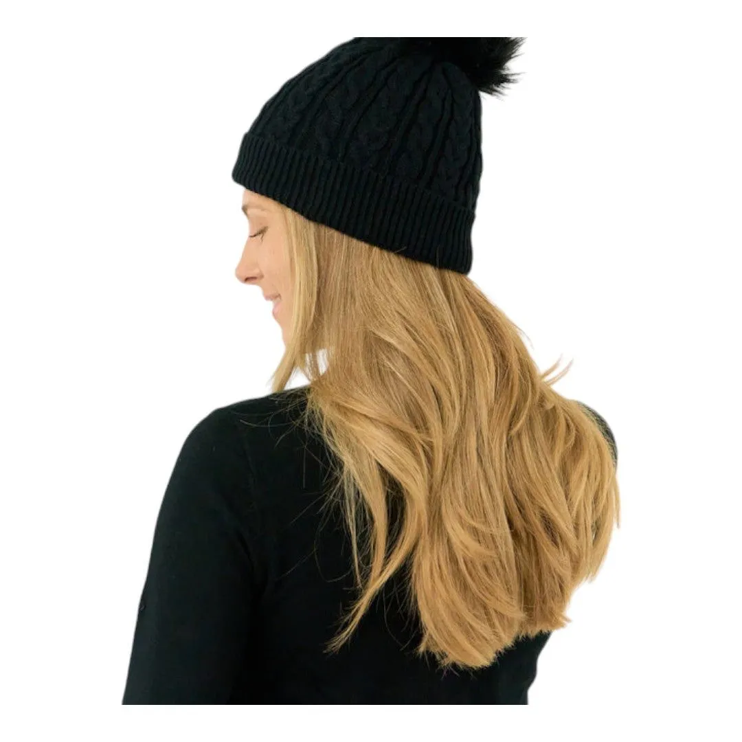 Pure Golf Ladies Suzie Waterproof Lined Golf Bobble Hat PG-48607