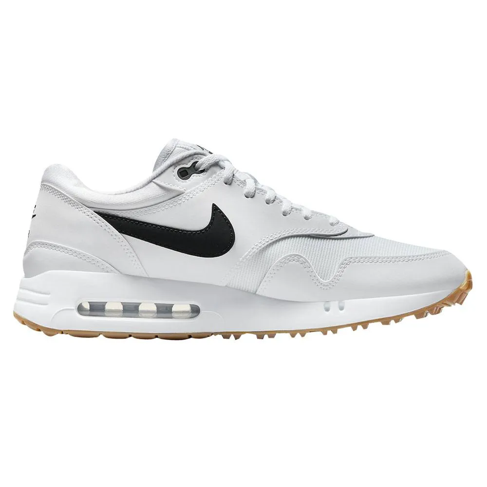 Bold Color Shoes Pure Steps Nike Air Max 1 '86 OG G Spikeless Golf Shoes White/Black/Gum/Brown - FW25 Unisex Simple Everyday Shoes Stylish Sneakers On White