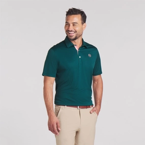 Pure 2.0 Polo Dark Myrtle Puma men's athletic clothing