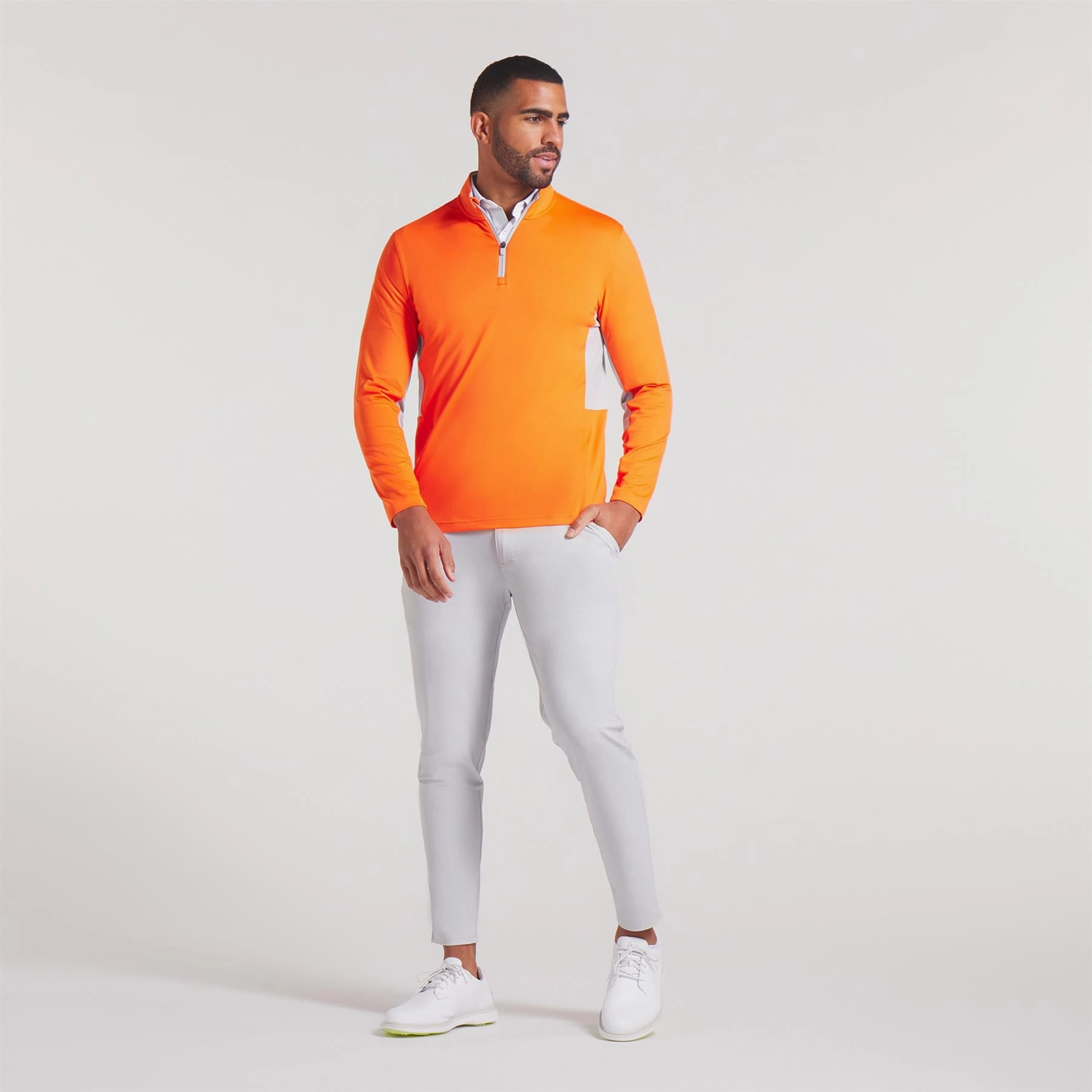 Pure 2.0 Quarter Zip Rickie Orange Puma Men's Sportswear