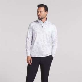 Pure 2.0 Rose Quarter Zip White Glow/Strong Grey Puma men's athletic clothing