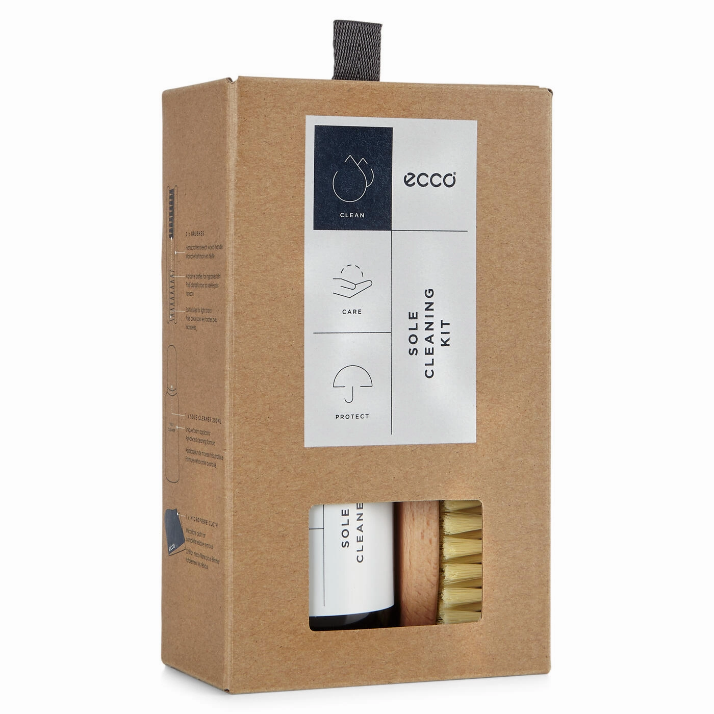 Traction Sole Shoes, Molded Footbed Shoes, Shock Resistant Shoes ECCO Shoe Cleaning Accessories