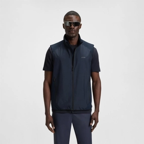 Putt Full Zip Gilet Dark Blue Boss men's fashion and office attire