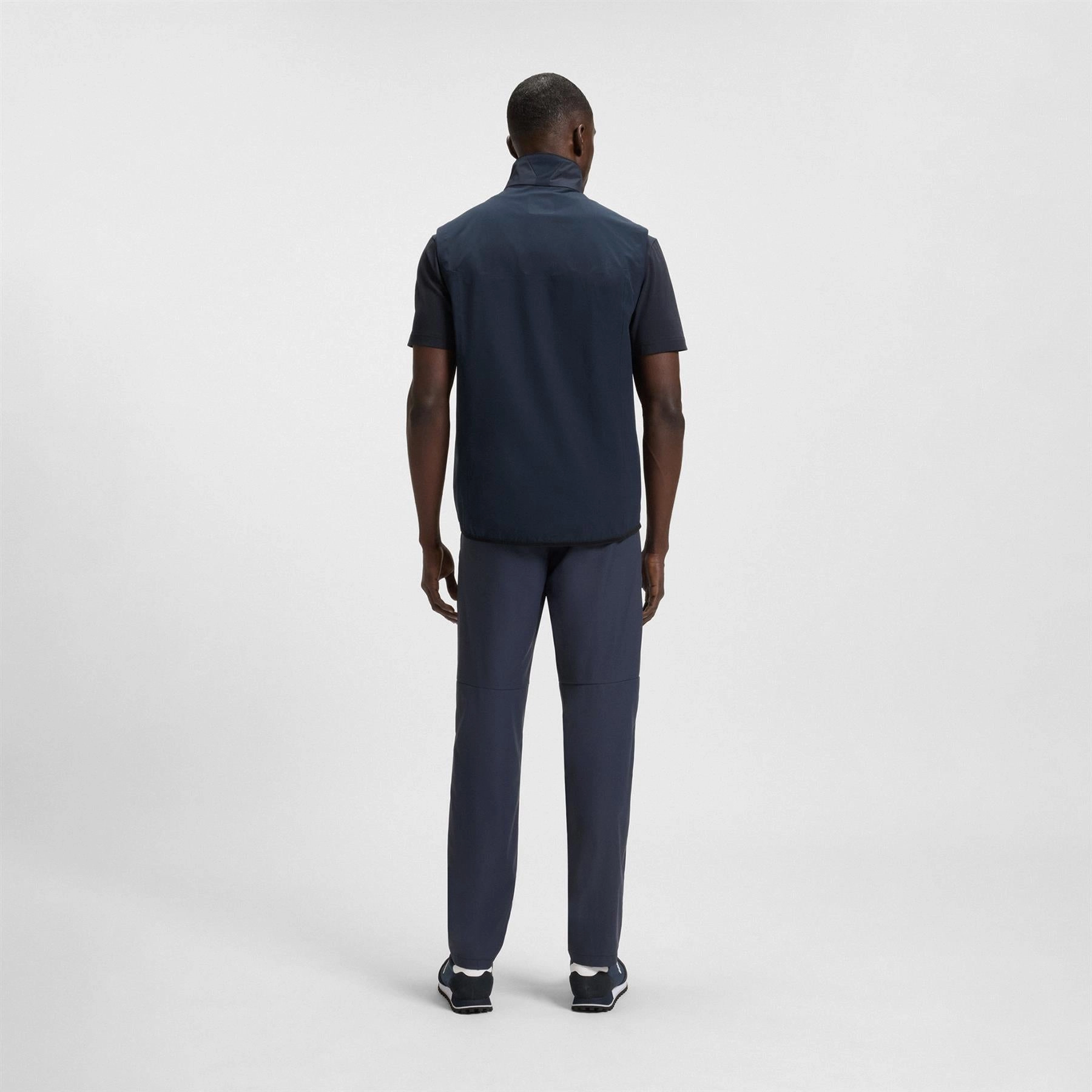 Putt Full Zip Gilet Dark Blue Boss Men's Fashion