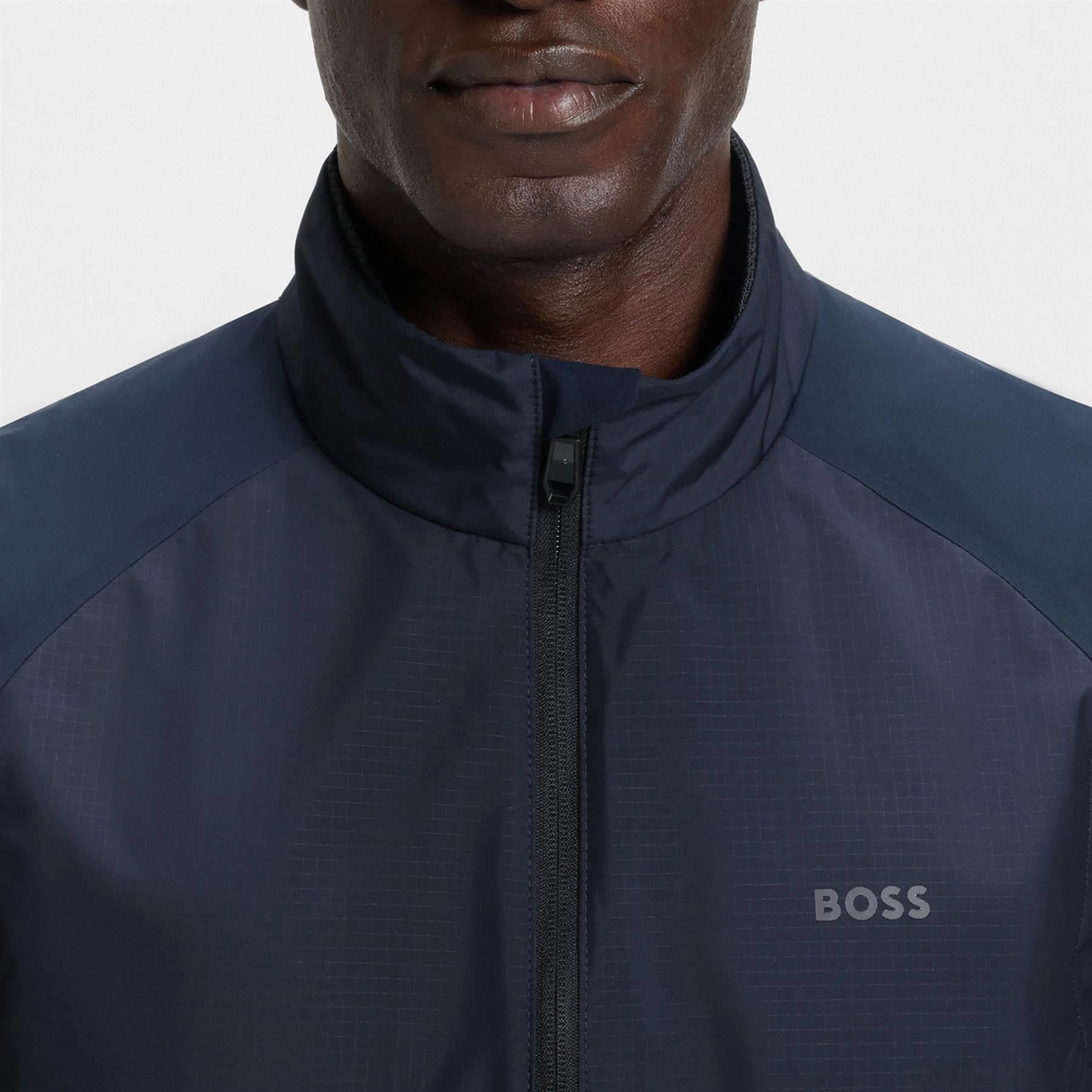 Putt Full Zip Gilet Dark Blue Boss Men's Fashion