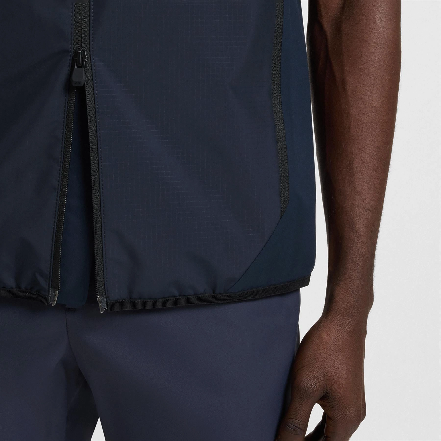 Putt Full Zip Gilet Dark Blue Boss Men's Fashion
