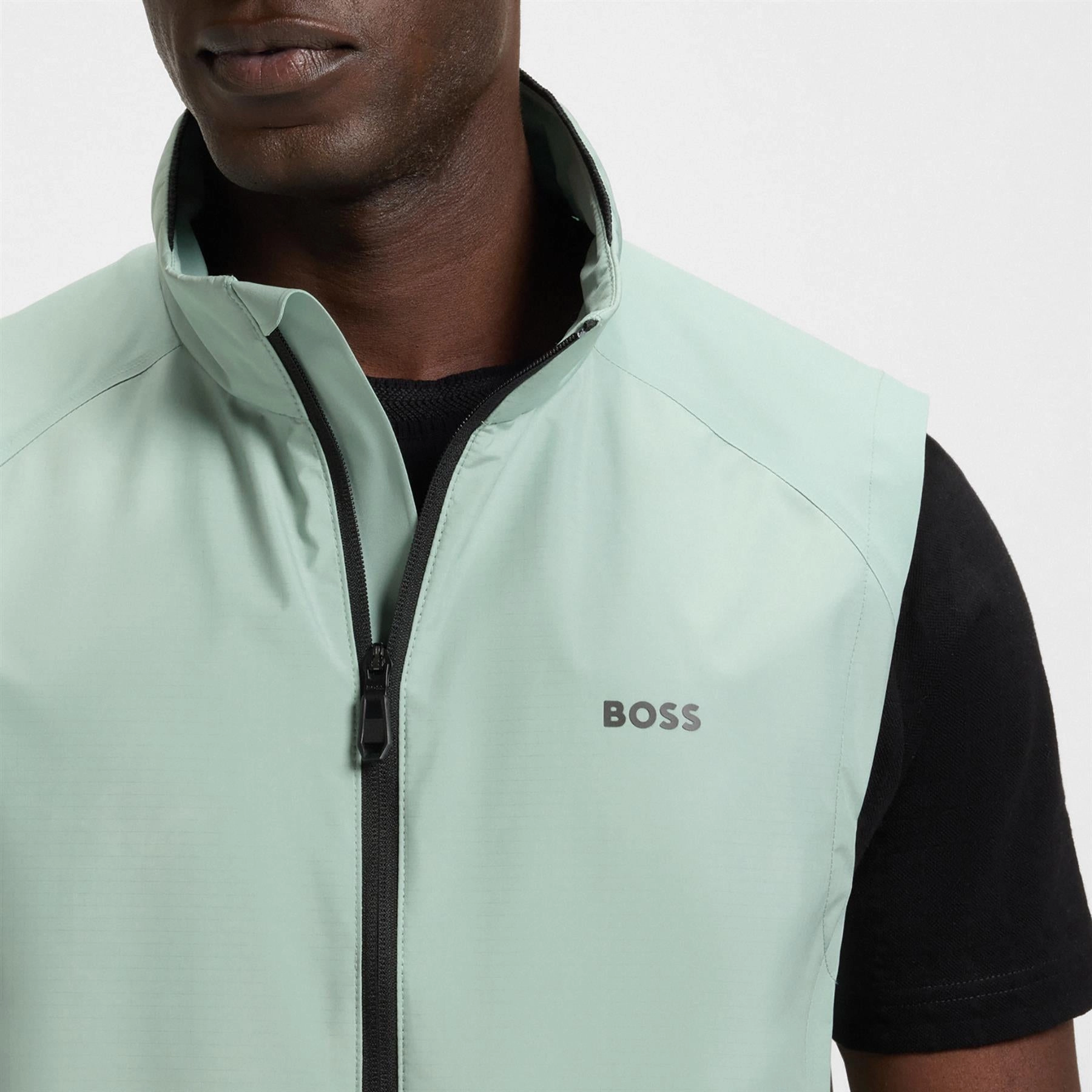 Putt Full Zip Gilet Open Green Boss Men's Fashion