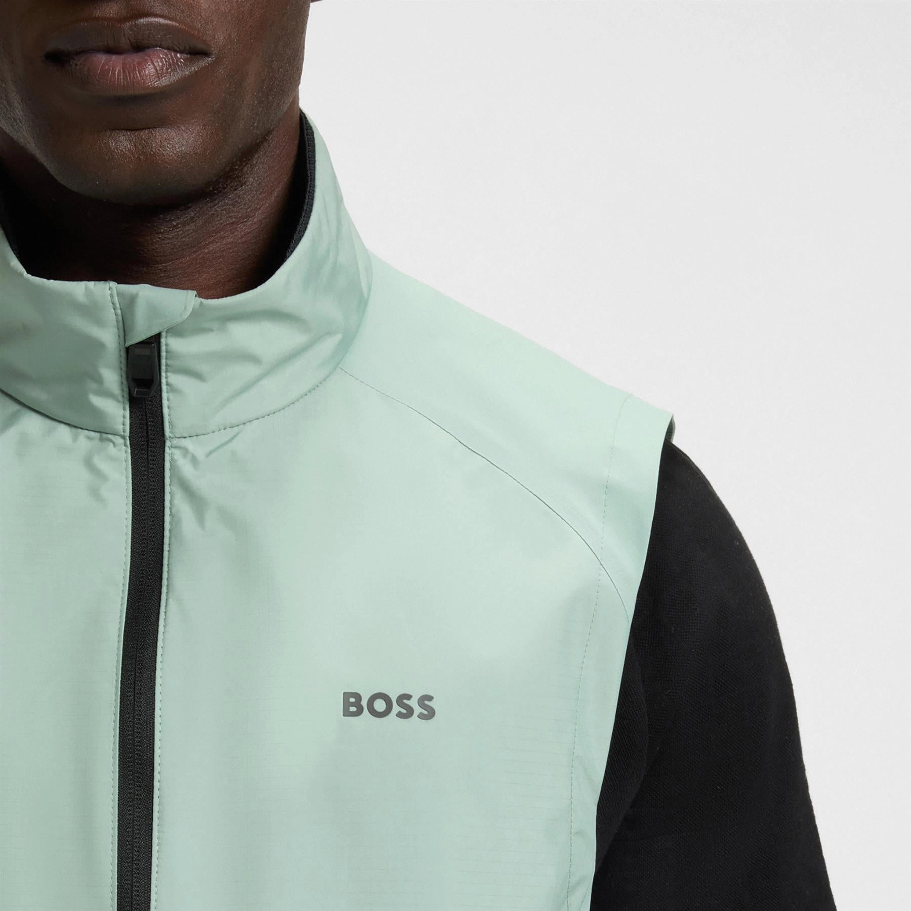 Putt Full Zip Gilet Open Green Boss Men's Fashion