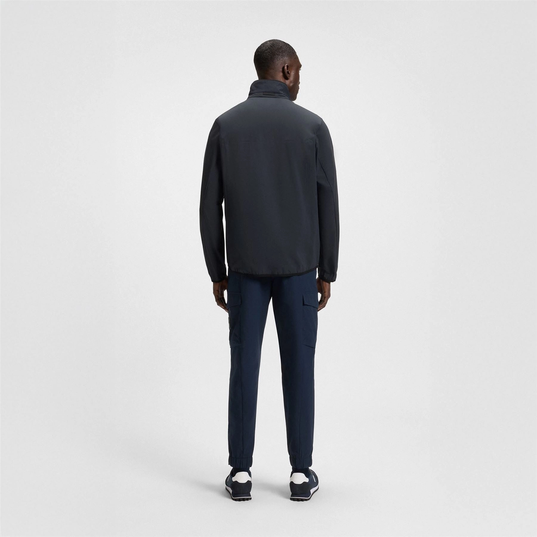 Putt Full Zip Lightweight Jacket Dark Blue Boss Men's Fashion