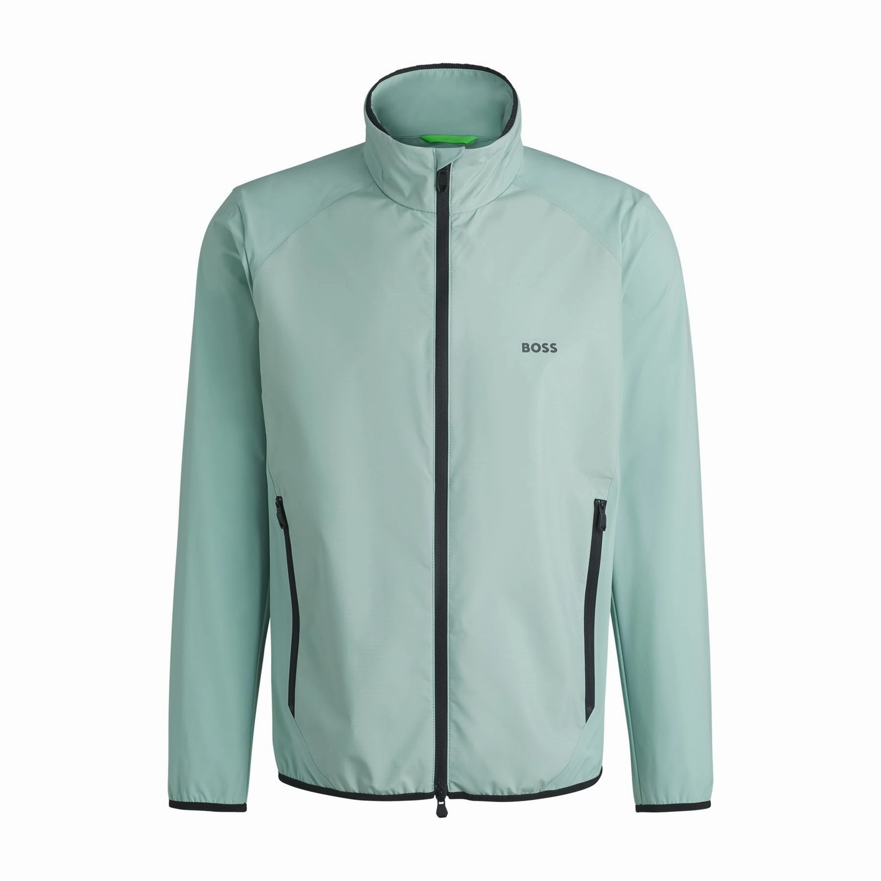 Putt Full Zip Lightweight Jacket Open Green Boss Men's Fashion