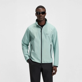 Putt Full Zip Lightweight Jacket Open Green Boss men's fashion and office attire