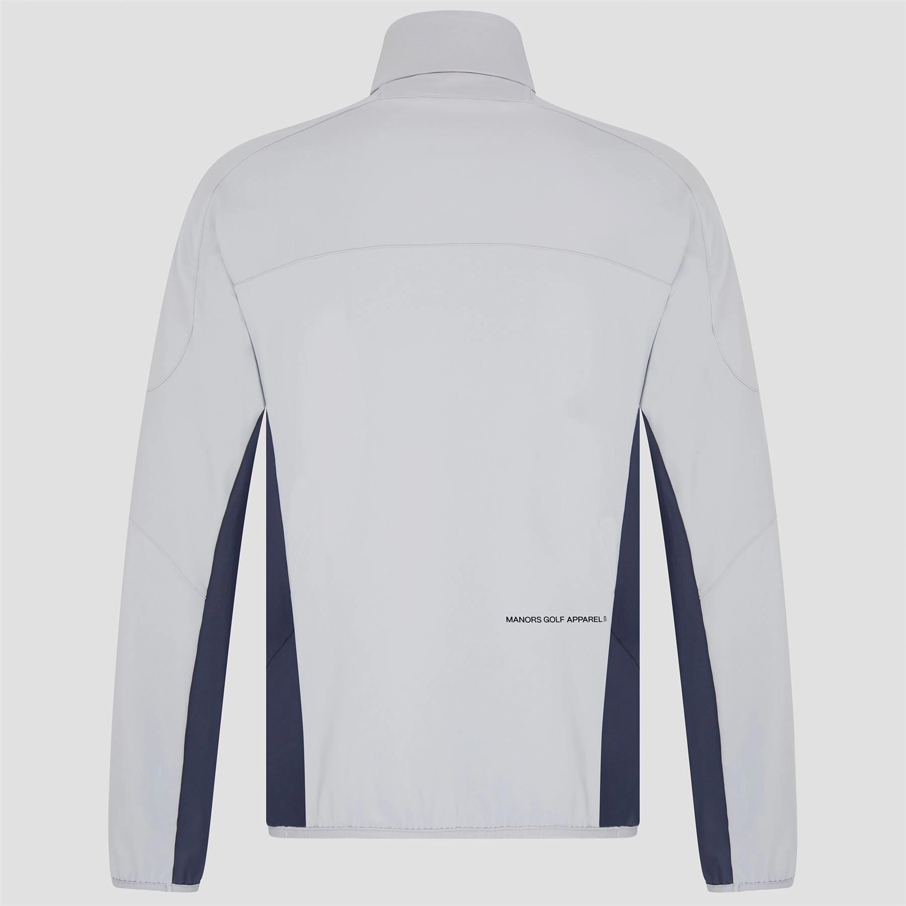 Quarter Zip Tech Mid Layer Sky Grey Manors Men's Classic Apparel