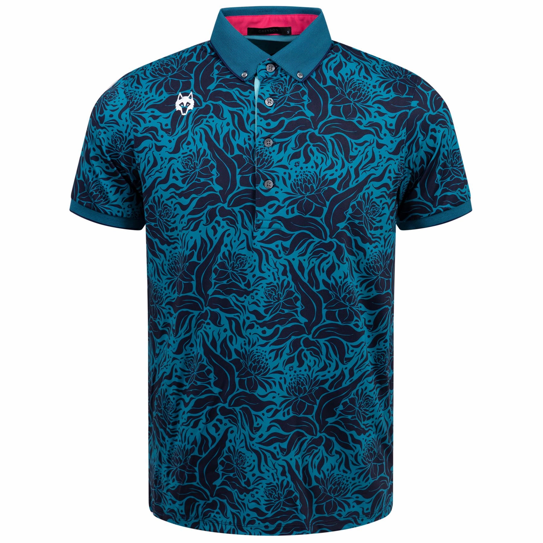 Quepos Polo Salamander Greyson men's premium golf clothing