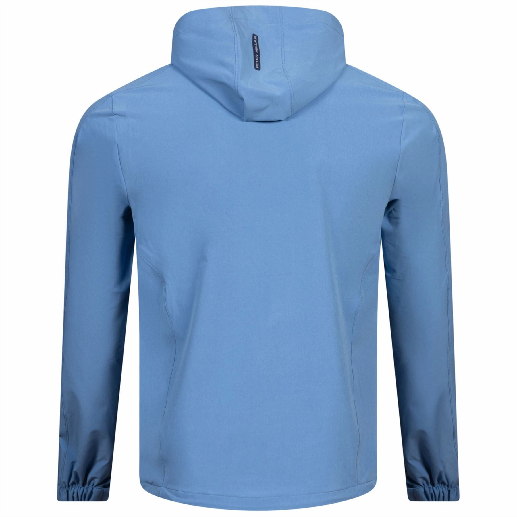Quest Half Zip Hooded Jacket Brook Blue Peter Millar Menswear Collection