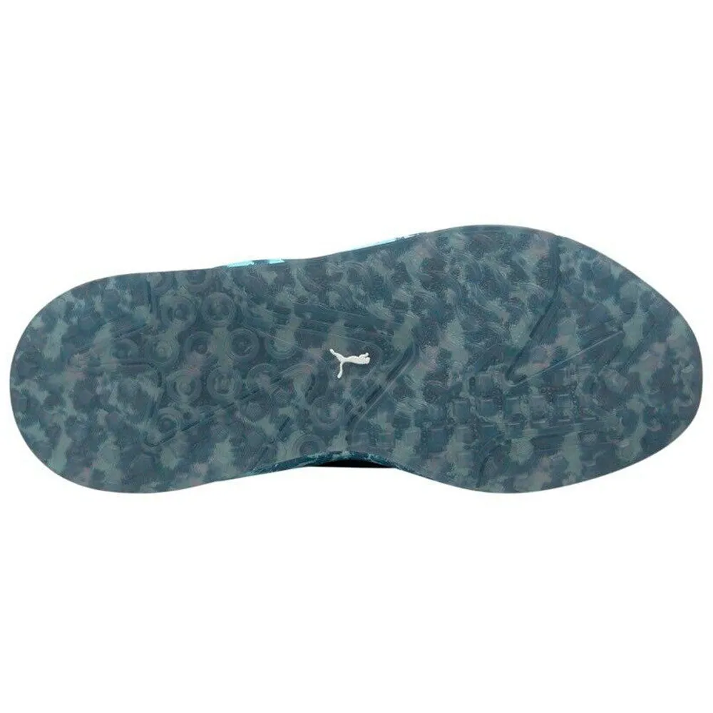 Grippy Sole Shoes PUMA RS-G Paradise Spikeless Golf Shoes Navy Blazer/Blue Glow - 21 Men Knit Sneakers