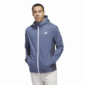RAIN.RDY Hooded Lightweight Jacket Ink Adidas men's athletic apparel
