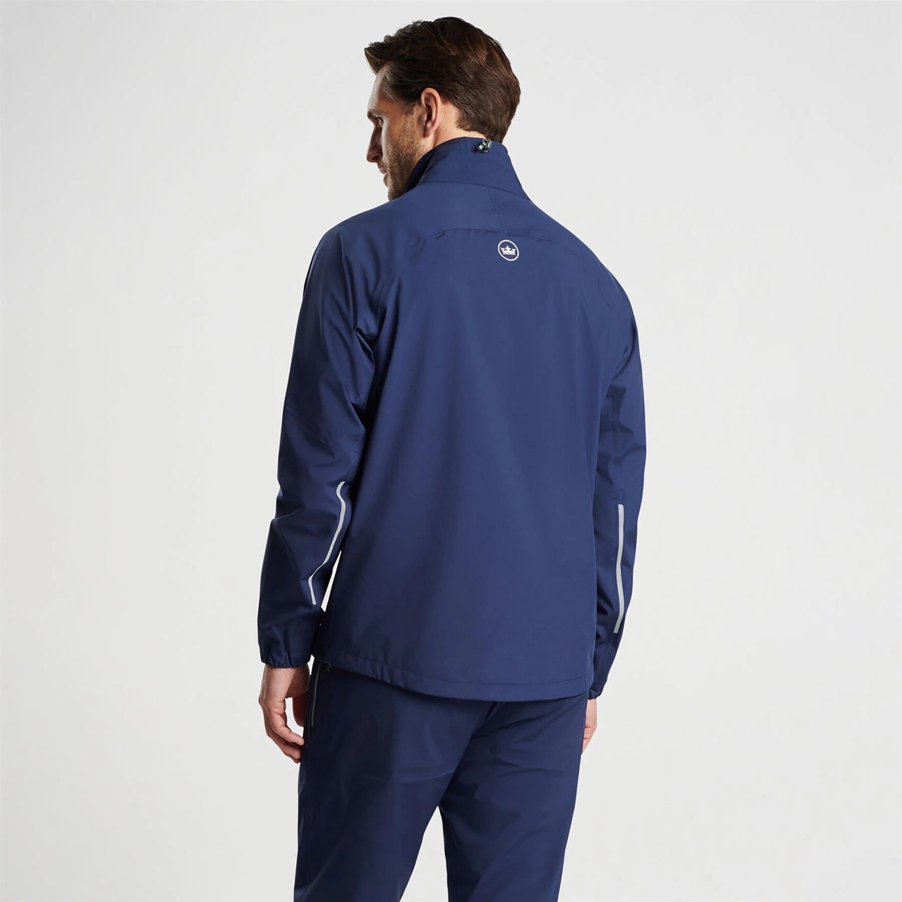 Rain Walker Waterproof Jacket Navy Peter Millar Menswear Collection
