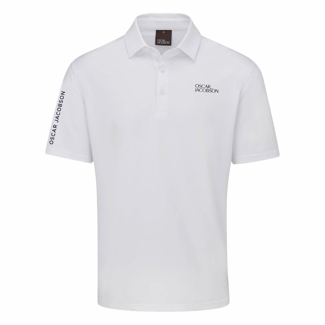 men's golf outerwear, men's layered fashion, men's winter coat Rainproof Shell Oscar Jacobson Riviera Golf Polo Shirt OJTS0177 Smart Motion Style