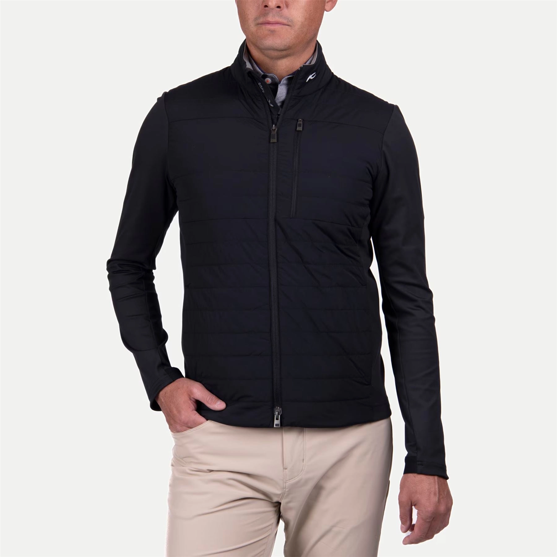Reach Hybrid Jacket Black Kjus men's performance outerwear