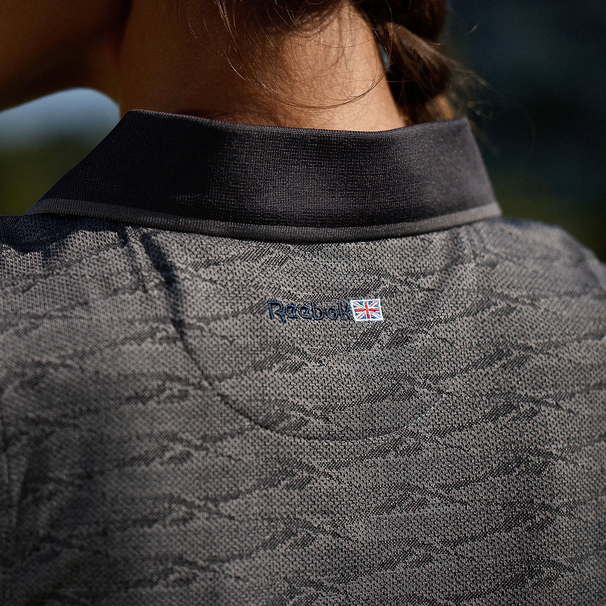Reebok Shoes Women's Sleeveless Tonal Vector Jacquard Golf Polo Shirt