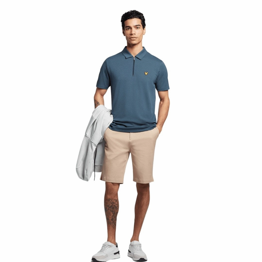 Lyle & Scott Chevron Zip Golf Polo SP1865G youth t-shirt