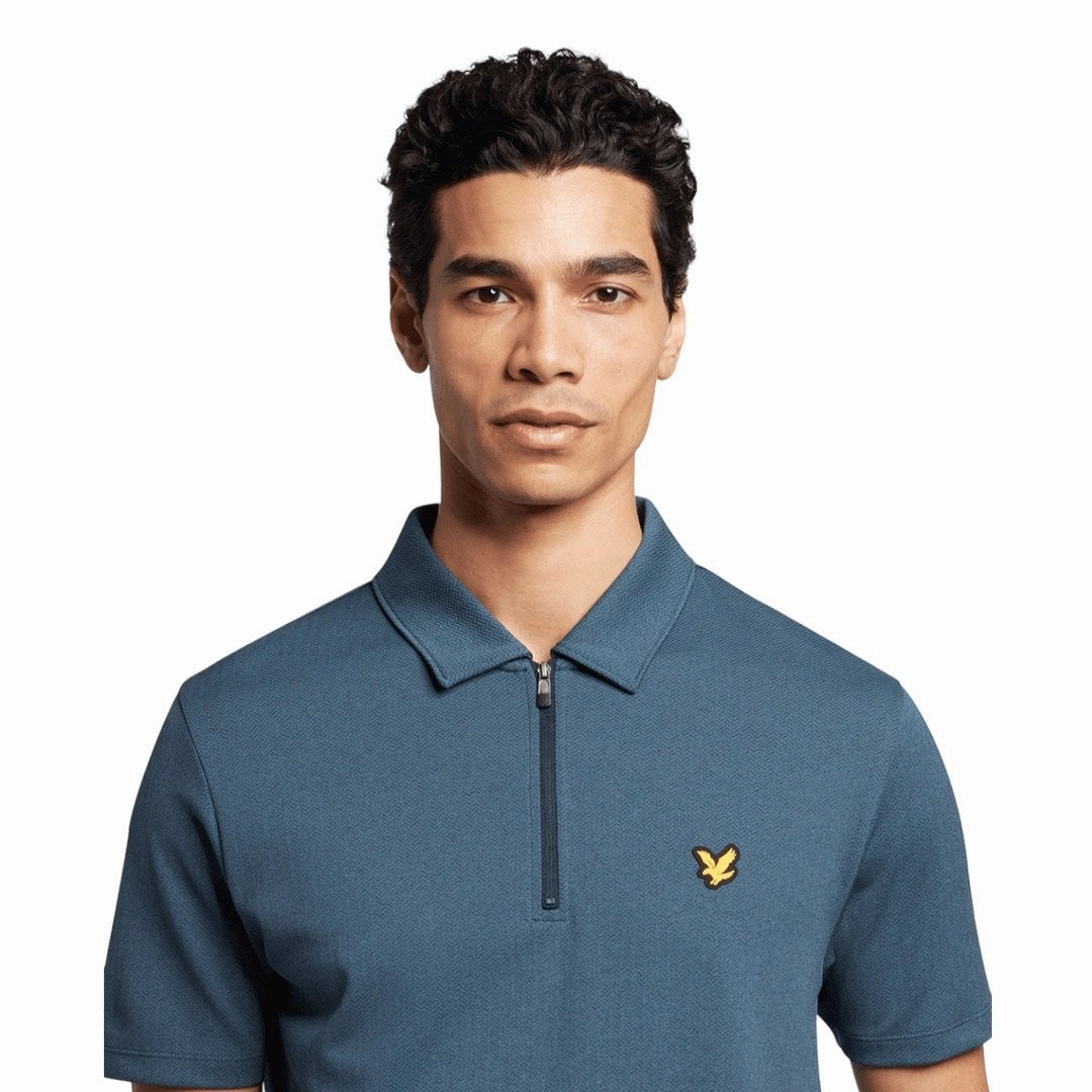 Lyle & Scott Chevron Zip Golf Polo SP1865G women's seasonal essentials, junior fashion outfit