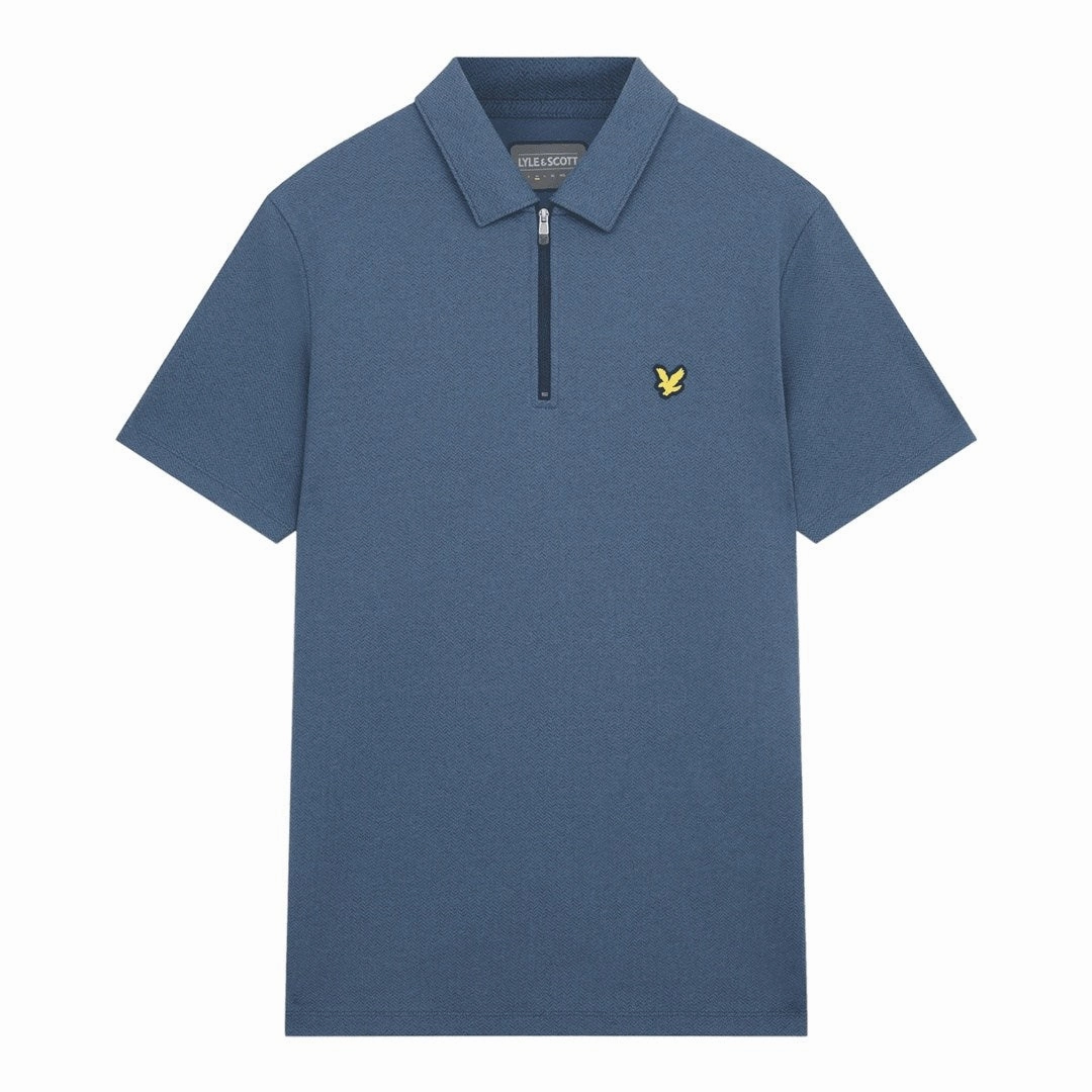 women's stylish jumper Lyle & Scott Chevron Zip Golf Polo SP1865G