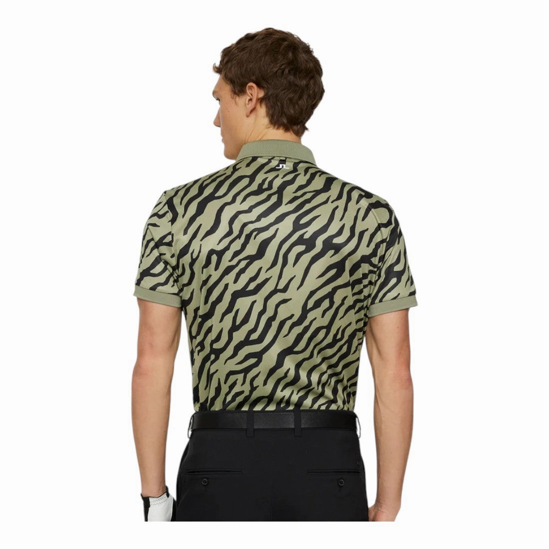 J. Lindeberg Tour Tech Print Golf Polo Shirt GMJT11946 outdoor clothing, women's waterproof jacket, chic outfit