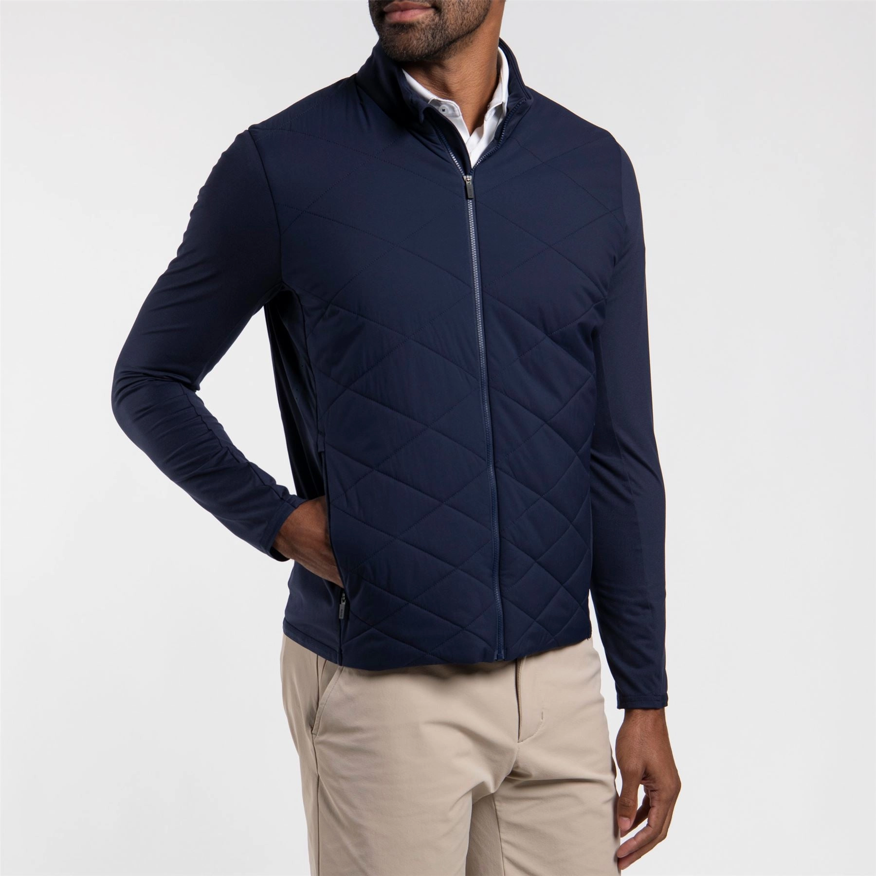 Release Diamond Hybrid Jacket Atlanta Blue KJUS Men's Performance Clothing
