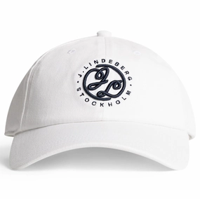 Retro Cotton Cap White Premium J.Lindeberg menswear